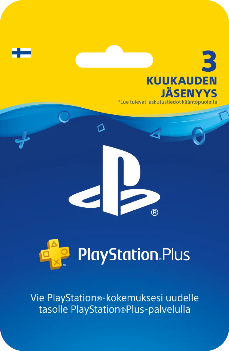 PlayStation Plus card 3 month membership