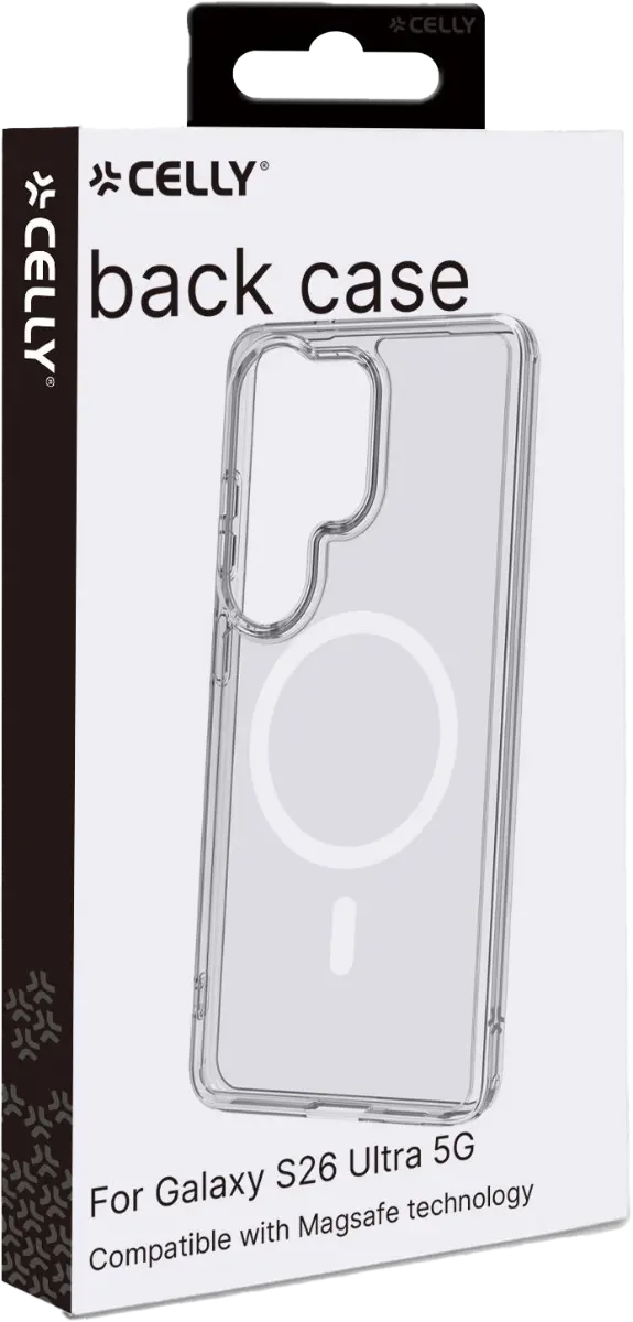 Samsung Galaxy S26 Ultra GELSKIN magnetiga ümbris, läbipaistev, Celly