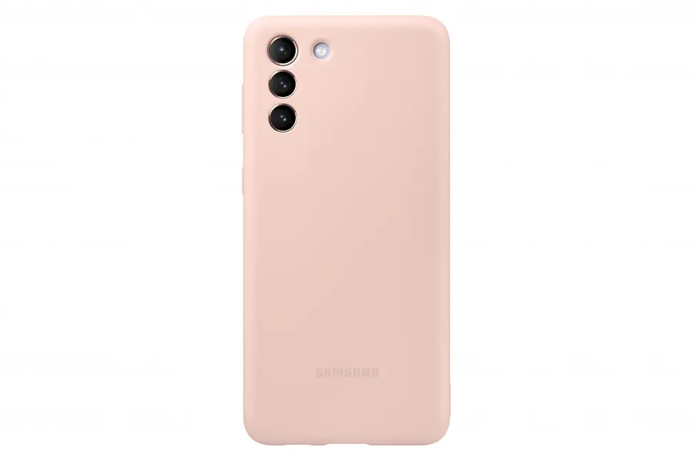 Силиконовый чехол для Samsung Galaxy S21+, розовый