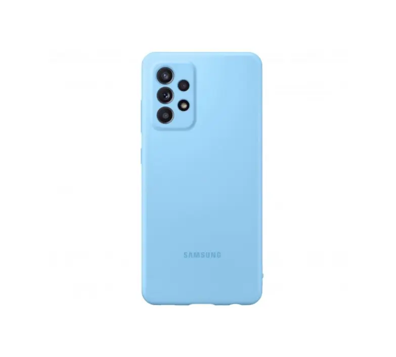 Силиконовый чехол для Samsung Galaxy A52, синий