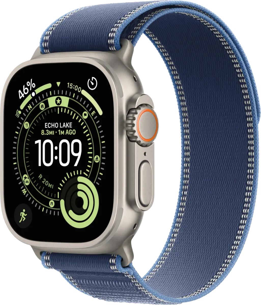 Apple Watch Ultra 3 GPS + Cellular 49mm Titanium Case with Trail Loop M/L