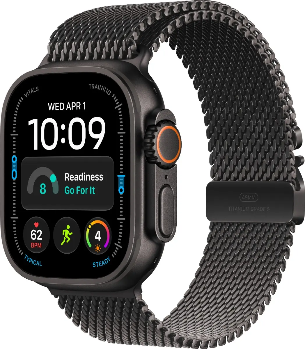 Apple Watch Ultra 4 GPS + Cellular 49mm Tianium Case Milanese Loop M