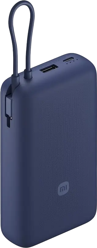 Xiaomi 20000mAh 33W akupank kaabliga, tumesinine
