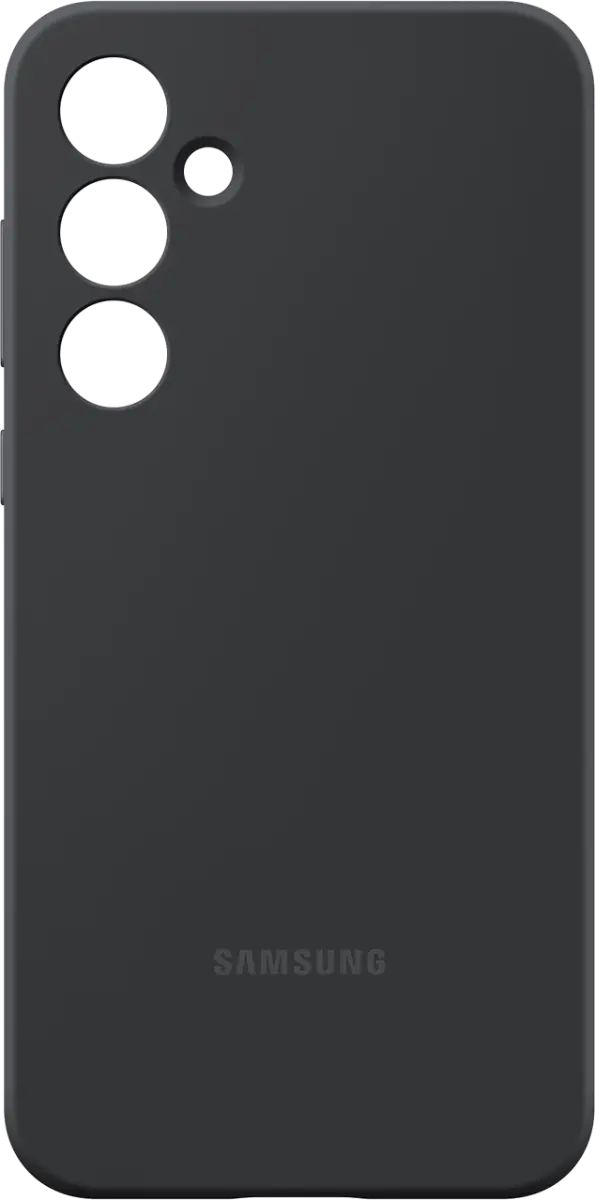 Samsung Galaxy A55 silikoonist ümbris, must