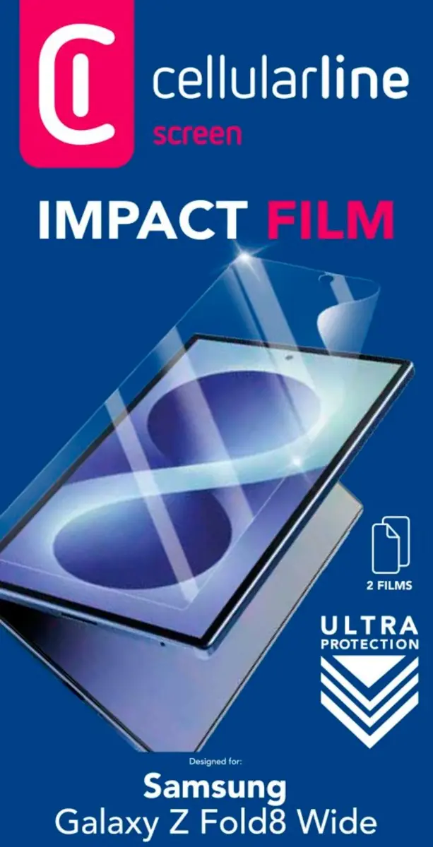 Samsung Galaxy Fold8 Ultra kaitseklaas, Cellularline