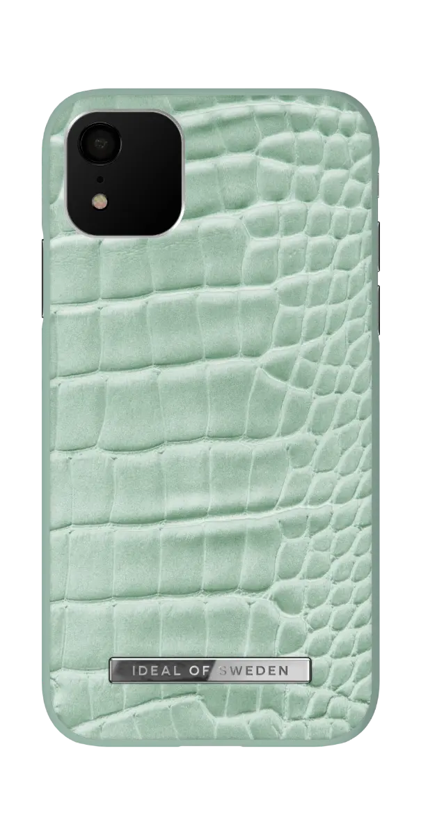 iDeal of Sweden telefoniümbris iPhone 11/Xr Mint Croco