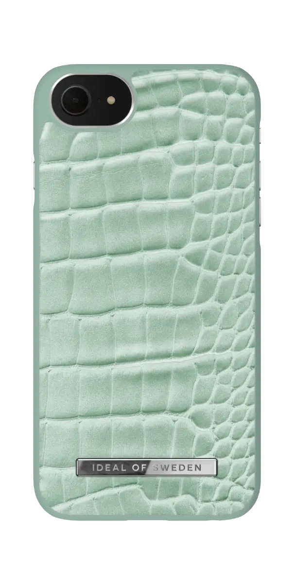 iDeal of Sweden telefoniümbris iPhone 8/7/SE (2020) Mint Croco