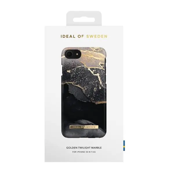 IDeal of Sweden telefoniümbris iPhone 8/7/6/6s/SE Golden Twilight Marble