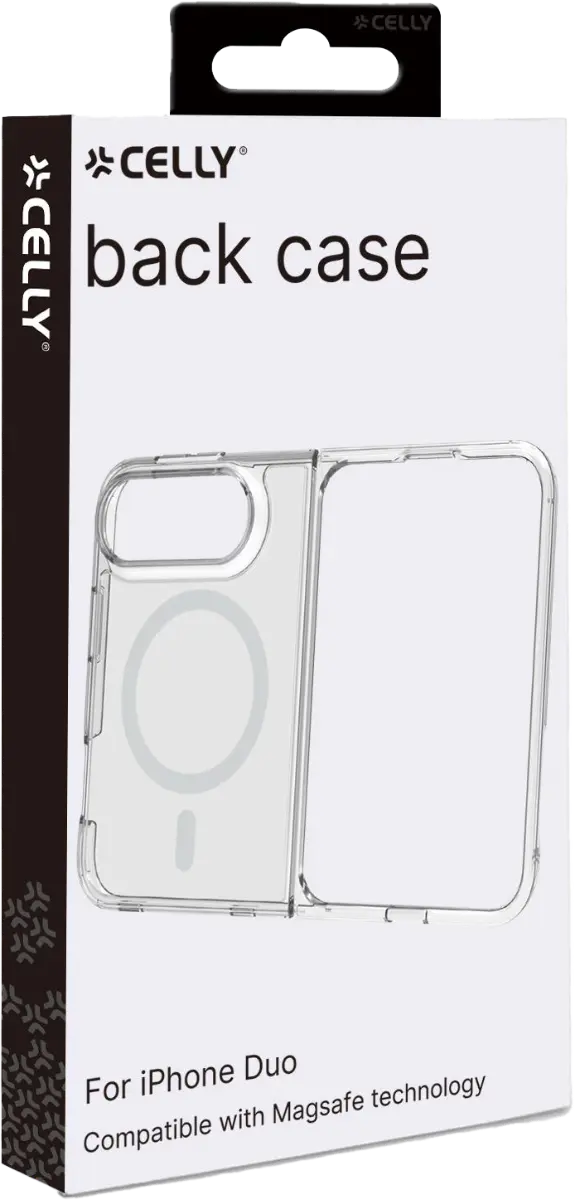 iPhone Duo GELSKIN MagSafe ümbris, läbipaistev, Celly