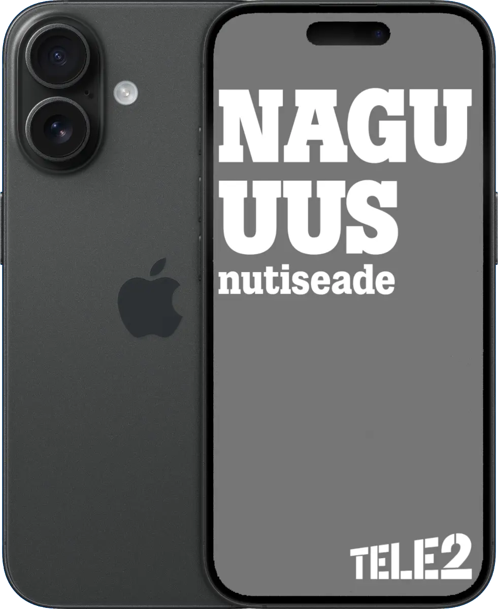 Apple iPhone 16 128GB (Nagu Uus)-BLACK