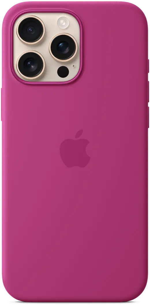 Apple iPhone 16 Pro Max silikoonist ümbris MagSafe - Fuchsia