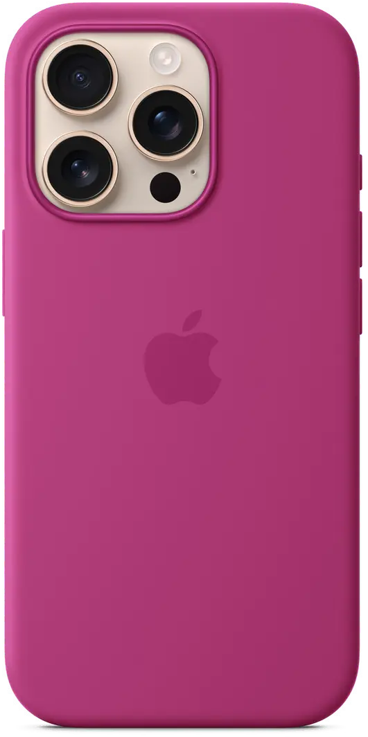 Apple iPhone 16 Pro silikoonist ümbris MagSafe - Fuchsia