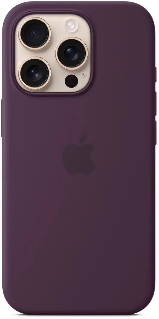 Apple iPhone 16 Pro silikoonist ümbris MagSafe - Plum