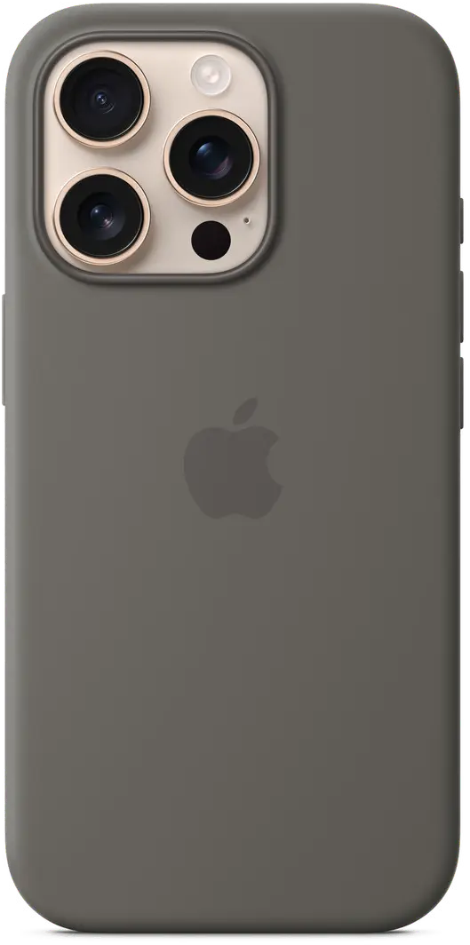 Apple iPhone 16 Pro silikoonist ümbris MagSafe - Stone Gray