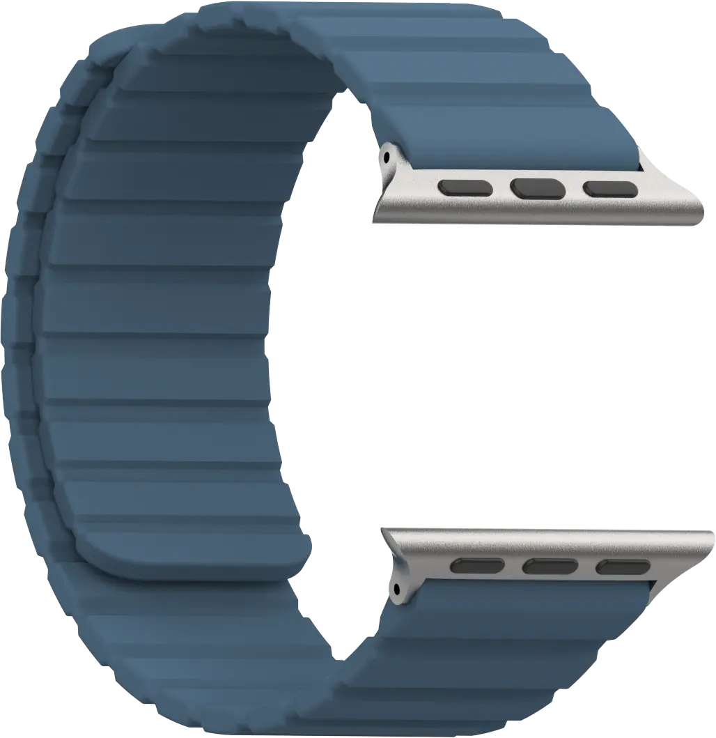 KEY Apple Watch kellarihm, magnetiga, 42-49mm, sinine