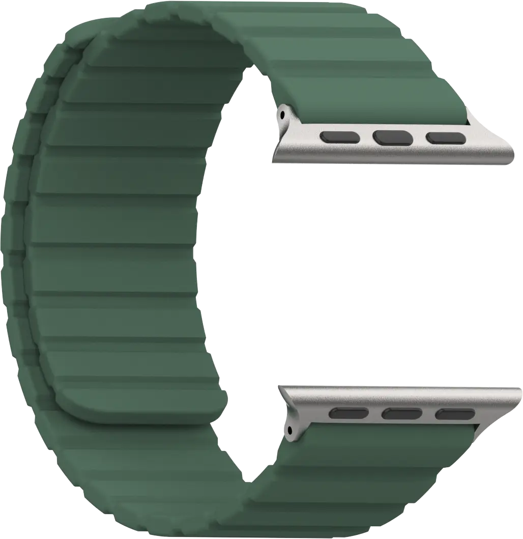 KEY Apple Watch kellarihm, magnetiga, 42-49mm, roheline