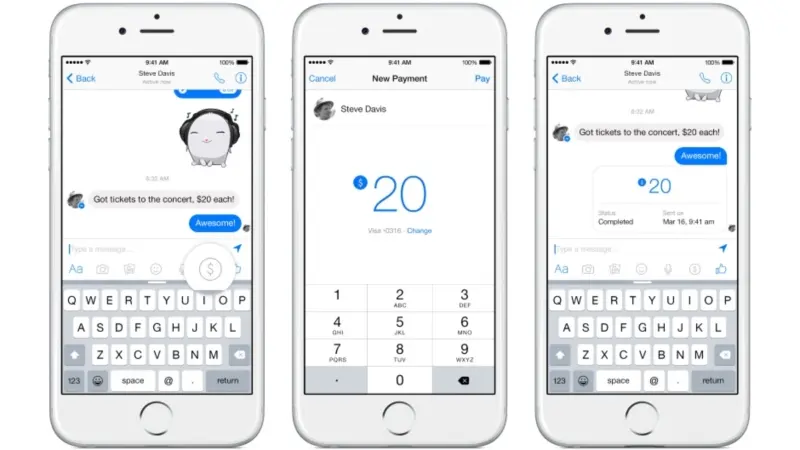 Facebook Messenger maksed FBM
